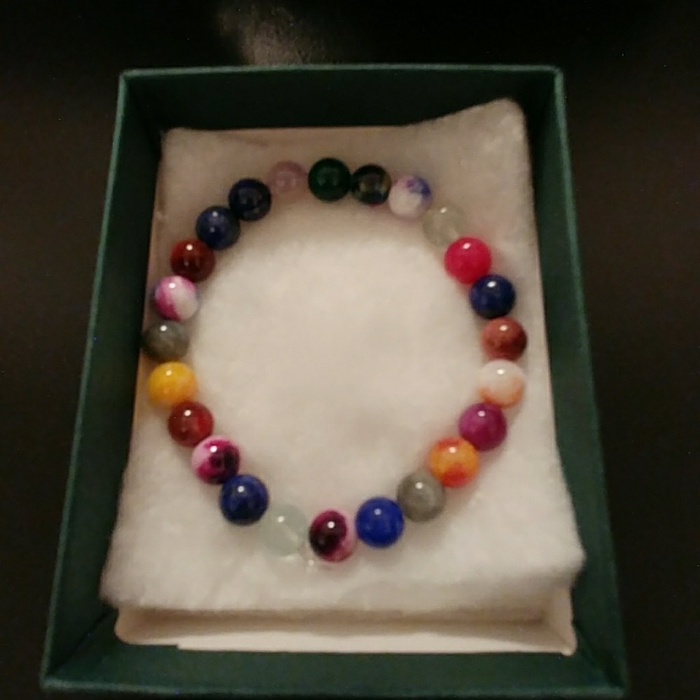 🔥CLEARANCE! Mixed Multi Stone Bracelet - Picture 2 of 8